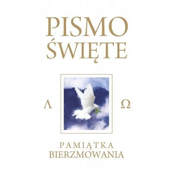 Pismo Święte Kremowe - Pamiątka Bierzmowania