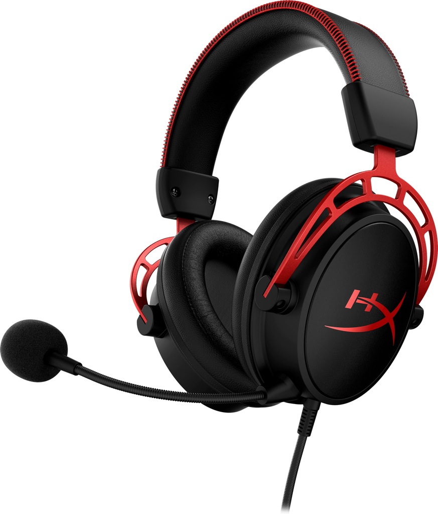 SŁUCHAWKI HYPERX CLOUD ALPHA RED GAMING HEADSET JACK 3,5 MM