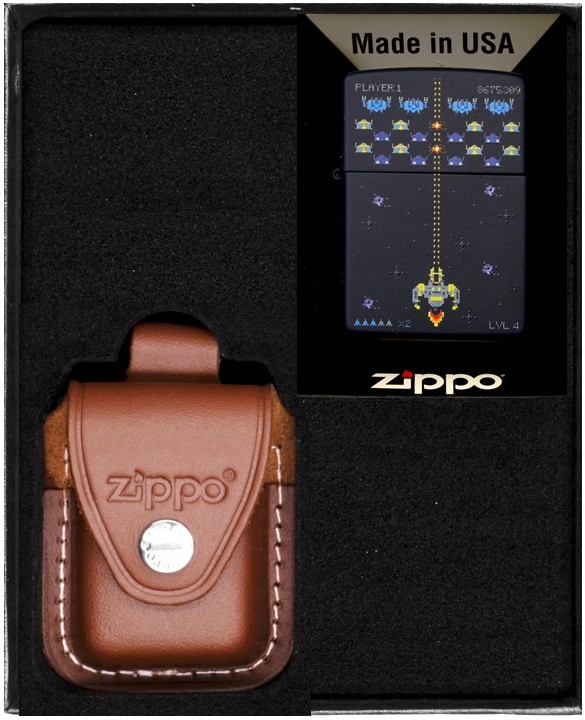 Zestaw ZIPPO Zapalniczka PIXEL RETRO GAME Prezentowy No4