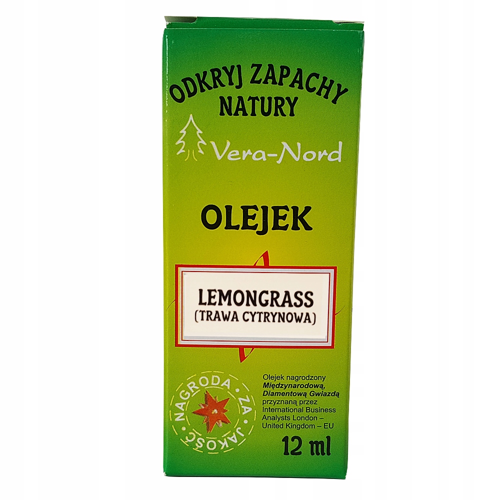 OLEJEK LEMONGRASS TRAWA CYTRYNOWA NA KOMARY