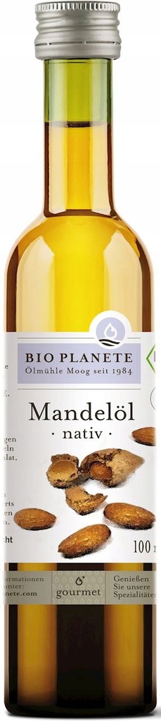 OLEJ MIGDAŁOWY TŁOCZONY NA ZIMNO 100ml BIO PLANETE