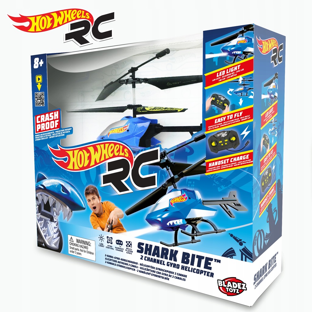 HELIKOPTER RC SHARK BITE HOT WHEELS