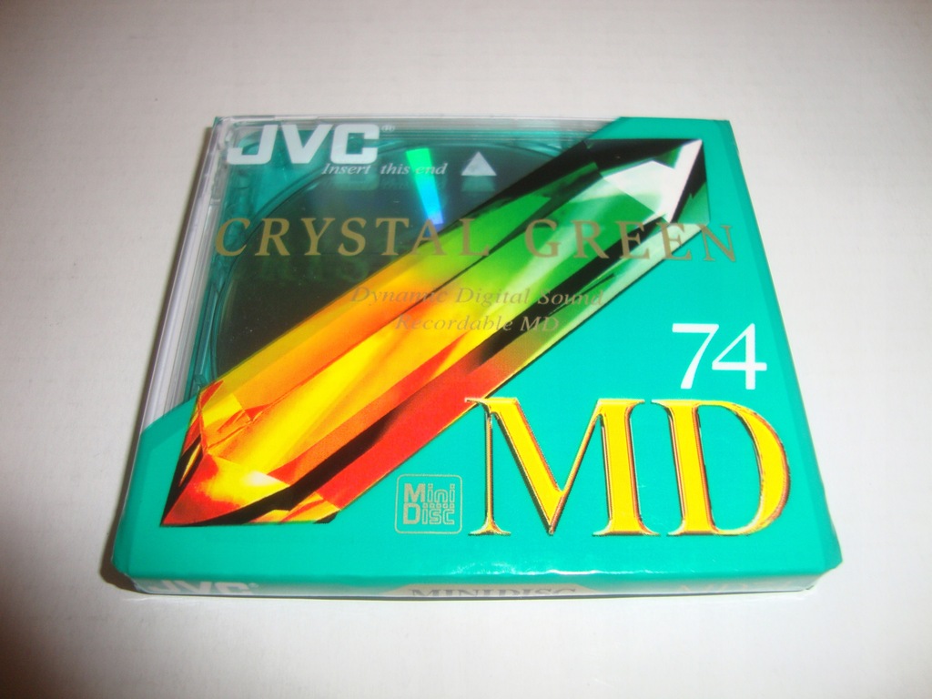 MiniDisc JVC CRYSTAL GREEN MD-74DGR
