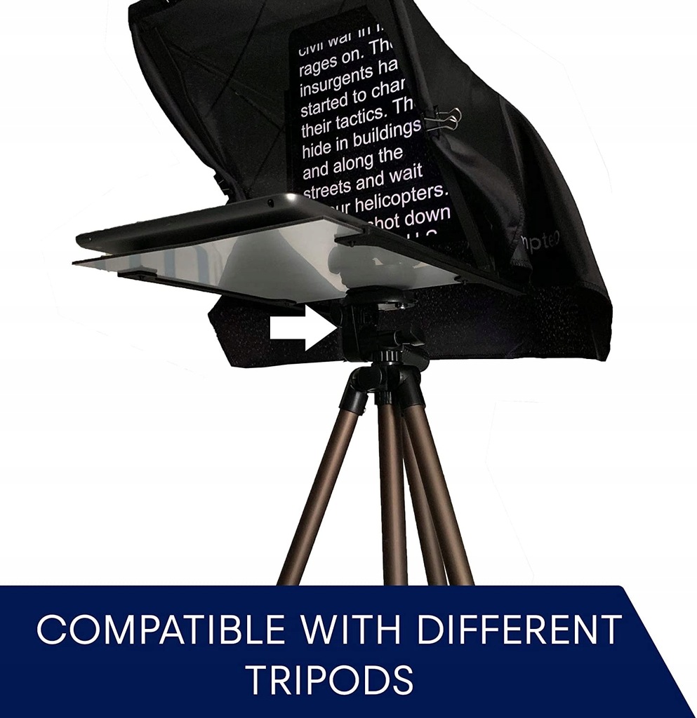 Teleprompter Prompter LEEVENTI 28x19cm Pilot