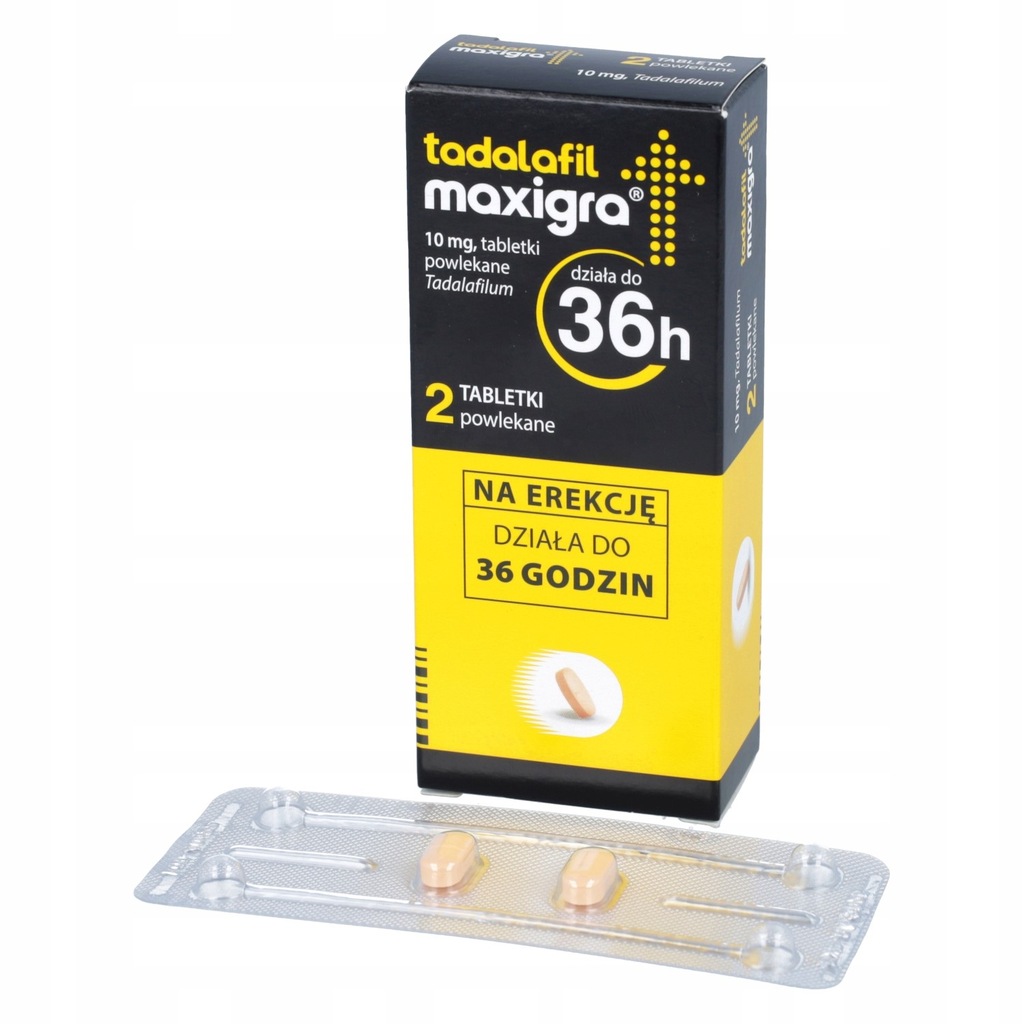 TADALAFIL MAXIGRA 10 mg lek erekcja potencja 2 tab