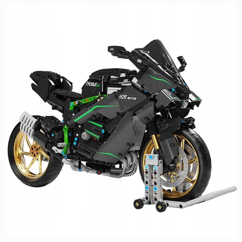 Motorcycle R1250GS Building Block Model 1:5 Technical Motorbike H2R Bricks