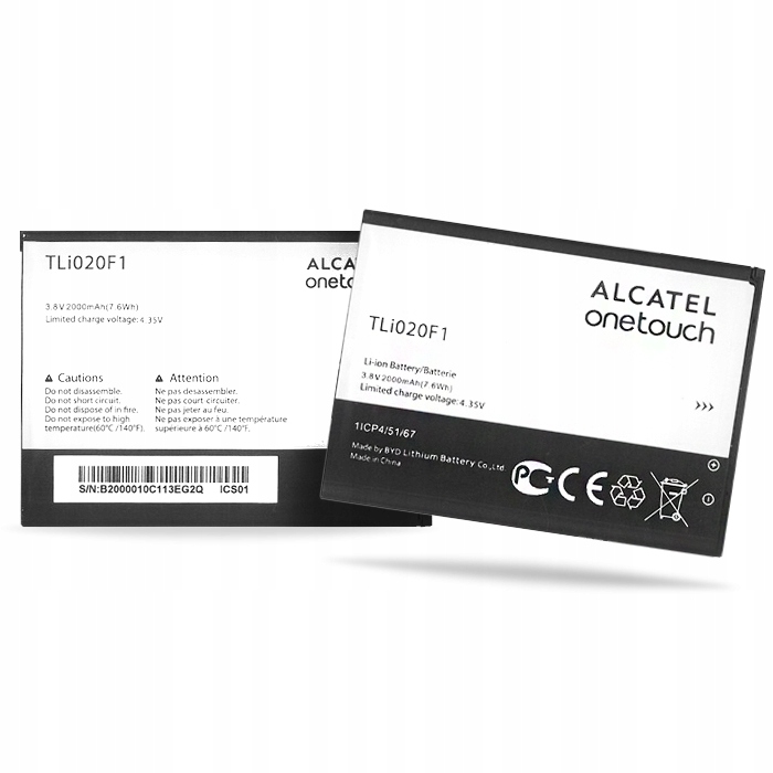 BATERIA DO ALCATEL ONE TOUCH POP D5 5038D TLi018D1