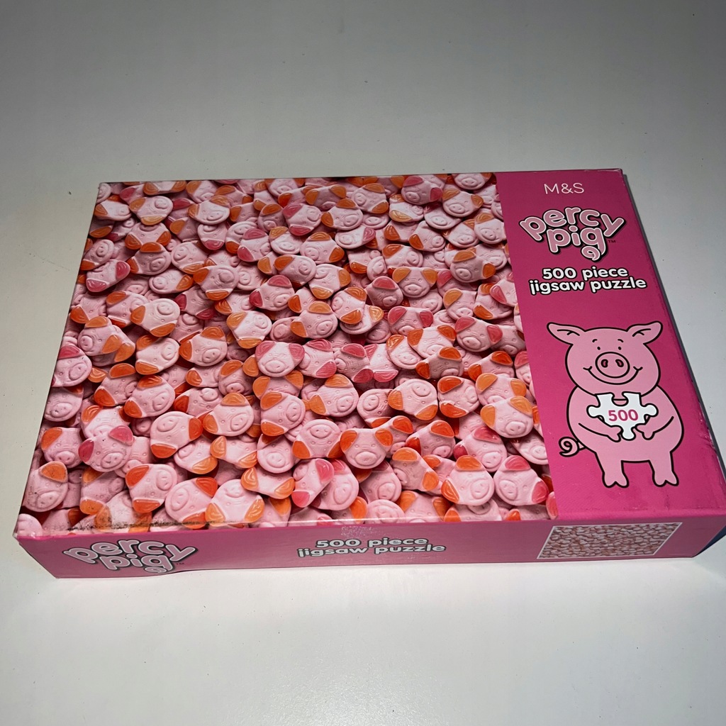 Puzzle 500 PERCY PIG ANI RAZU NIESKŁADANE M&S