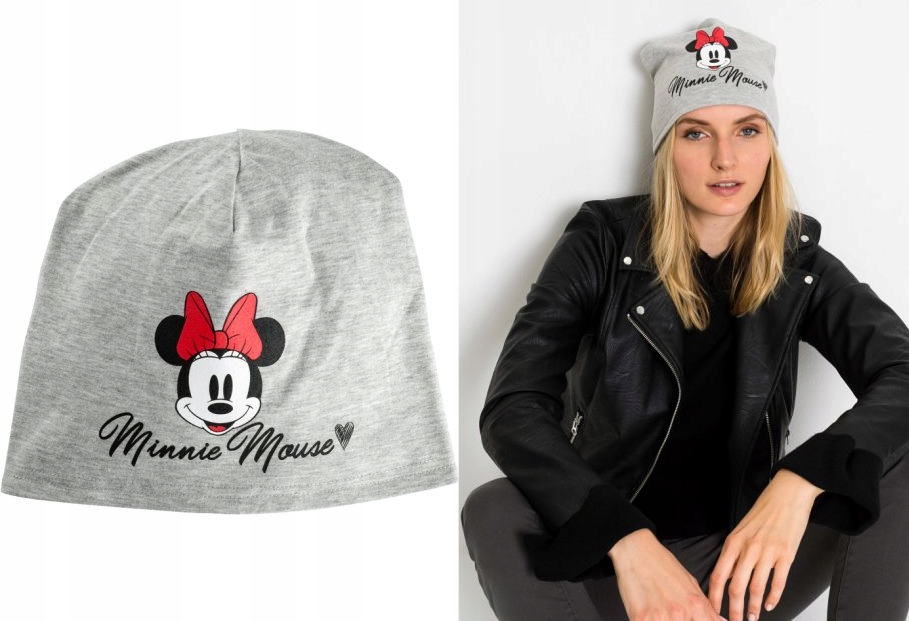 DISNEY ELASTYCZNA CZAPKA DAMSKA MINNIE MOUSE