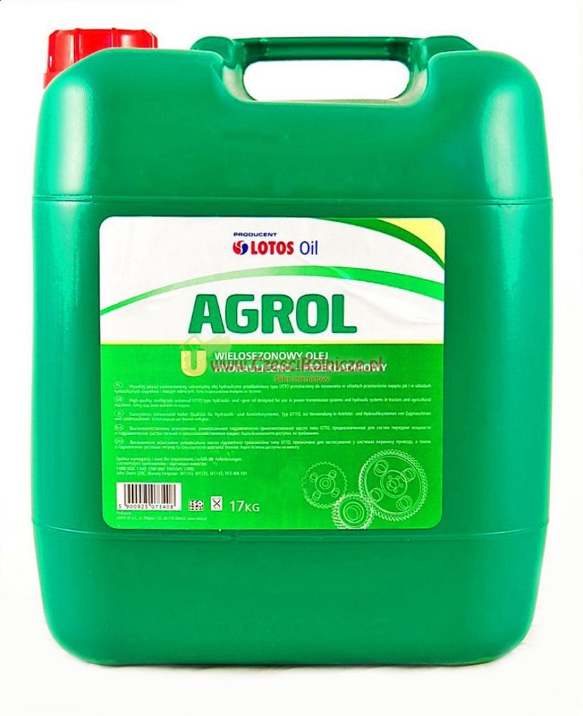 LOTOS AGROL U hydrauliczno-przekładniowy 17kg 20L