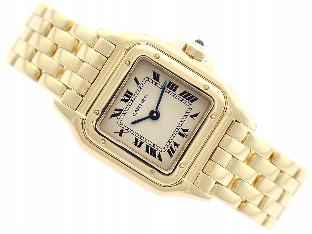 DAMSKI CARTIER PANTHERE 18K ZŁOTO 22MM W25022B9