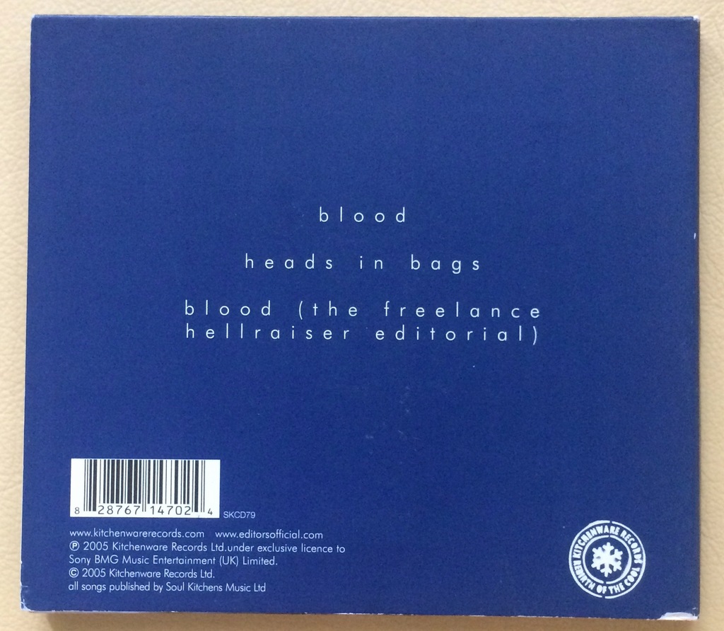 Купить Editors - Blood (Limited) (Сингл) [CD]: отзывы, фото, характеристики в интерне-магазине Aredi.ru