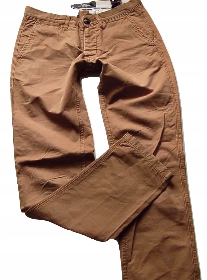 8M59 NOWE CHINOS H & M L.O.G.G. 29/32 pas 80