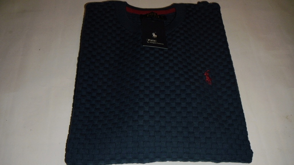 sweter polo ralph lauren granatowy klasyczny