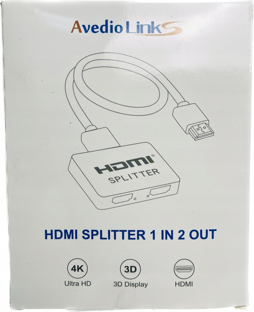 Rozdzielacz HDMI splitter 4K Avedio Links