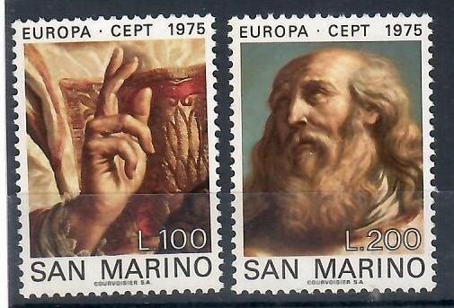 San Marino,, M 1088-89, EUROPA, malarstwo