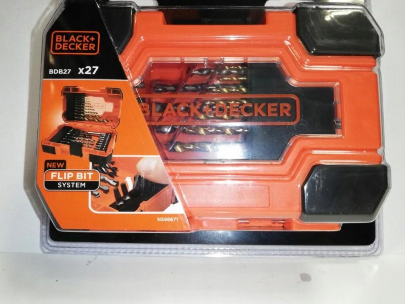 ZESTAW WIERTEŁ I BITÓW BLACK DECKER -JAK NOWE!