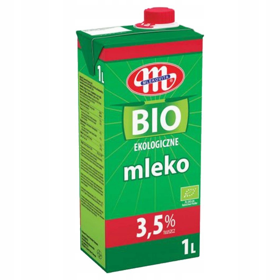 Mleko UHT 3,5% Mlekowita BIO, 1L SM Mlekowita