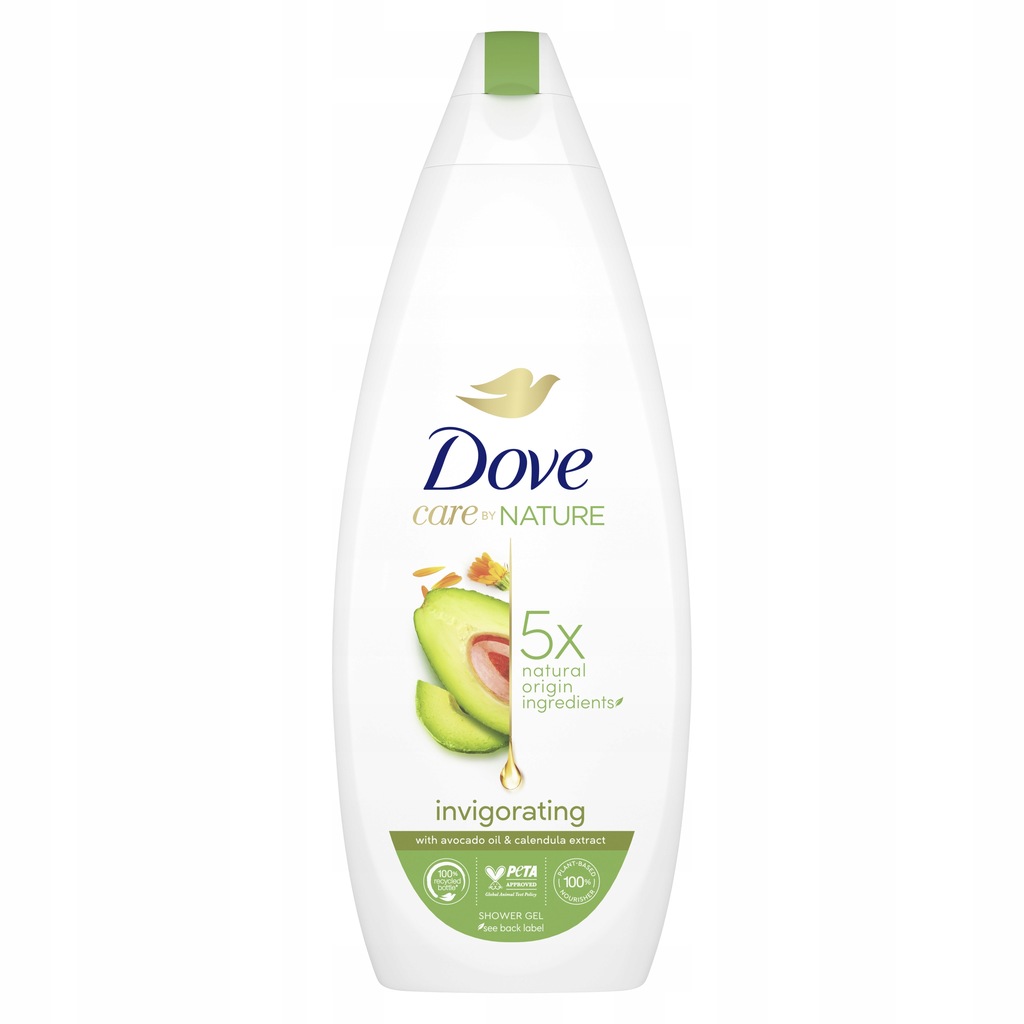 Żel pod prysznic Dove Care by Nature Invigorating 600ml