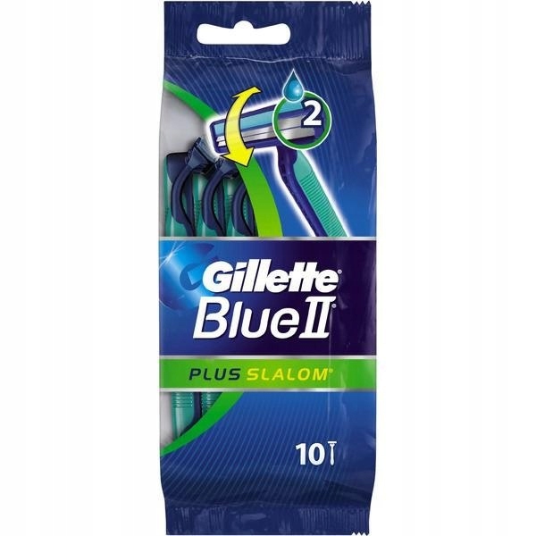 MASZYNKA GILLETTE BLUE II 10szt/op SLALOM IMP