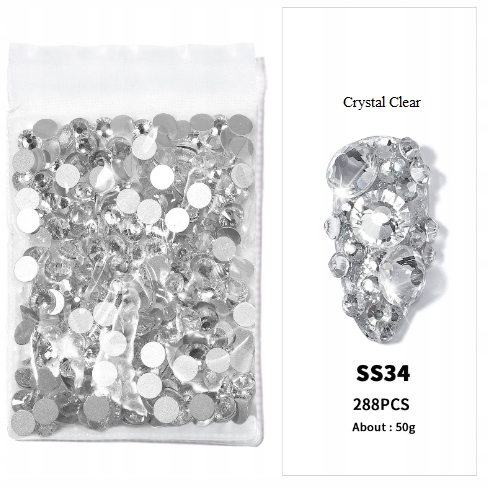 Cyrkonie Crystal Clear ss34 288szt