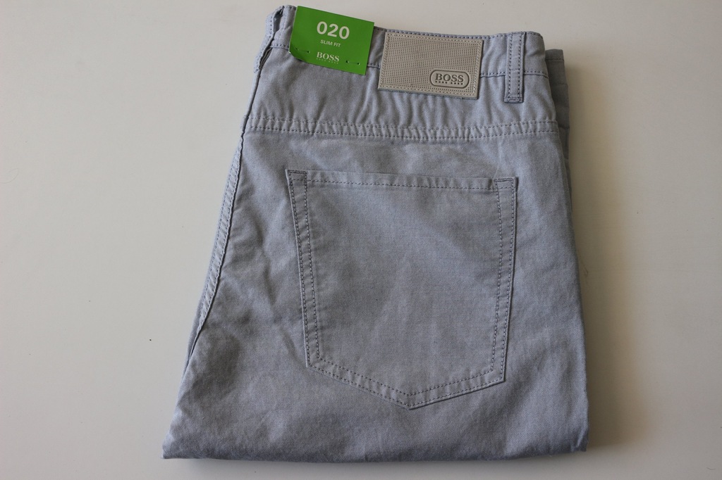 HUGO BOSS GREEN SPODNIE SLIM roz 33-32 pas 88 cm