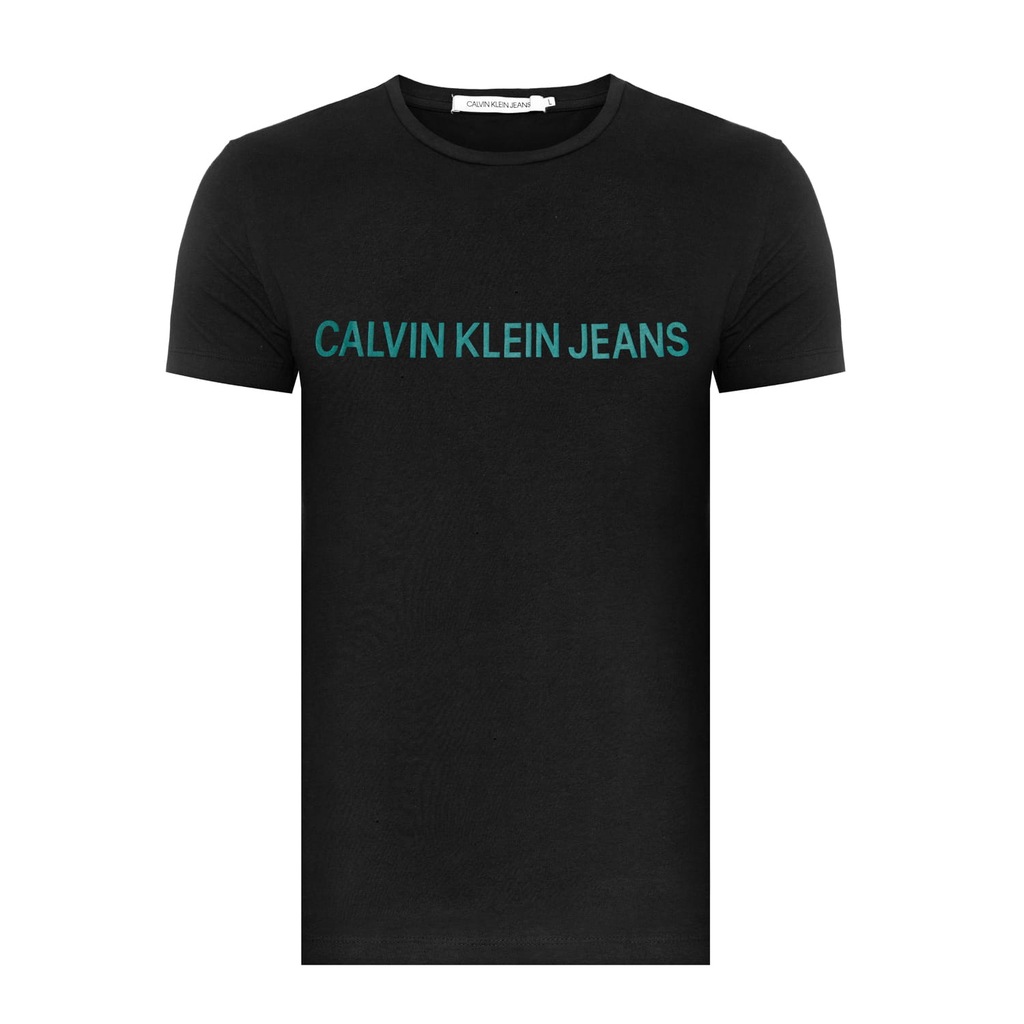 Czarny T-shirt koszulka Męska Calvin Klein XL