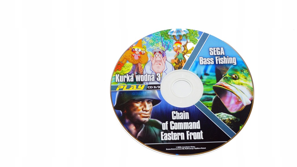 KURKA WODNA 3+SEGA BASS FISHING