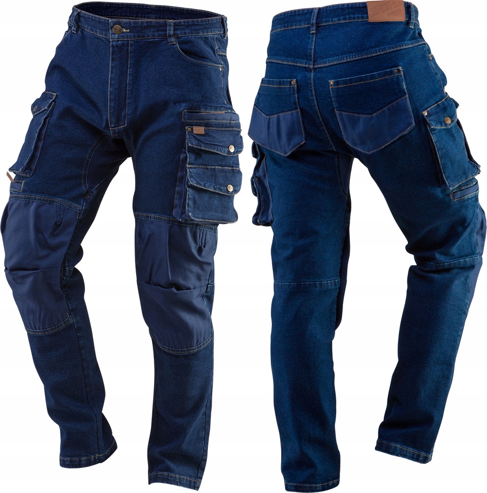 SPODNIE ROBOCZE NEO JEANS STRETCH 5 kieszeni XL - 10410174986 ...