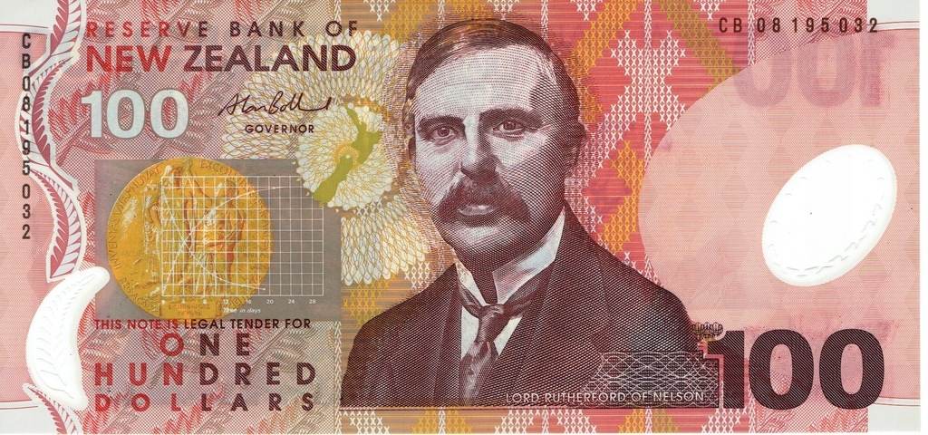 Nowa Zelandia 100 dolarów UNC