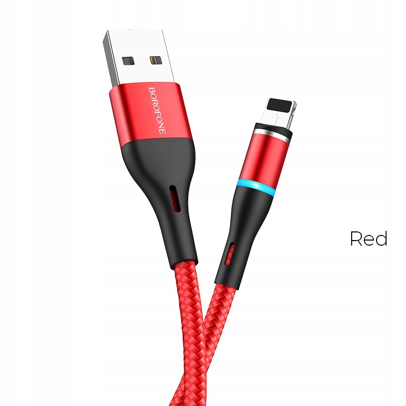 Borofone - Kabel USB-A do Lightning z magnetyczną