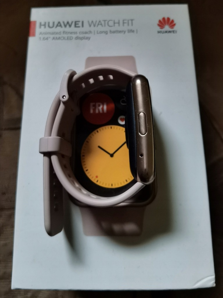 Smartwatch Huawei Watch Fit różowy - 9868243335 - oficjalne archiwum Allegro