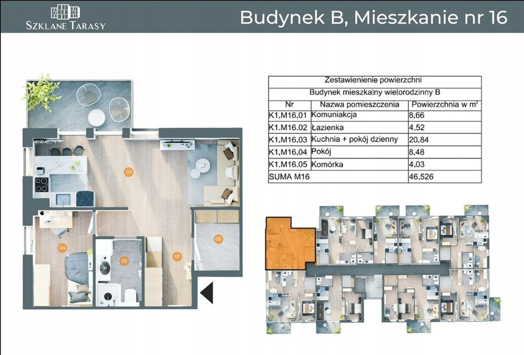 Mieszkanie, Gorlice, Gorlicki (pow.), 49 m²