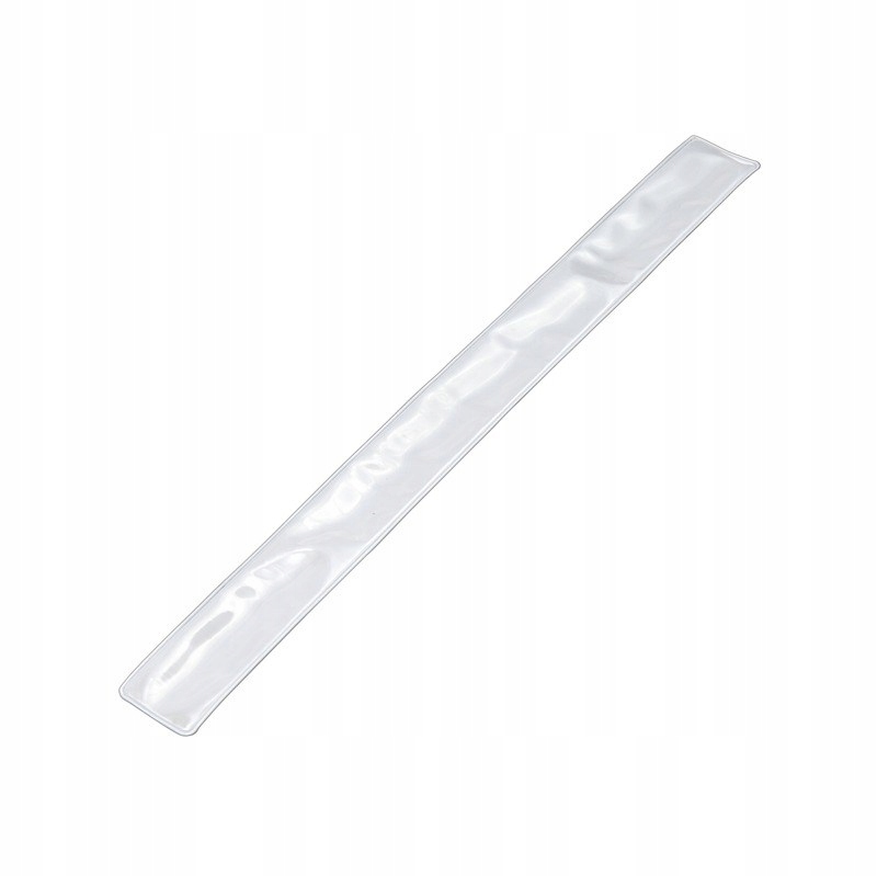 Opaska odblaskowa 30 cm, srebrny