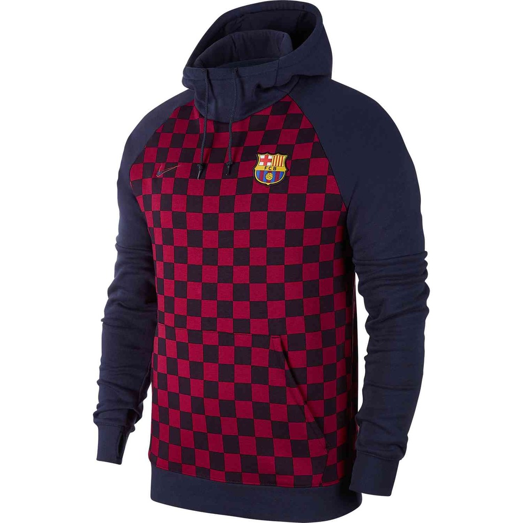 NIKE FC BARCELONA _ FLEECE HOODIE _XL IDEAŁ