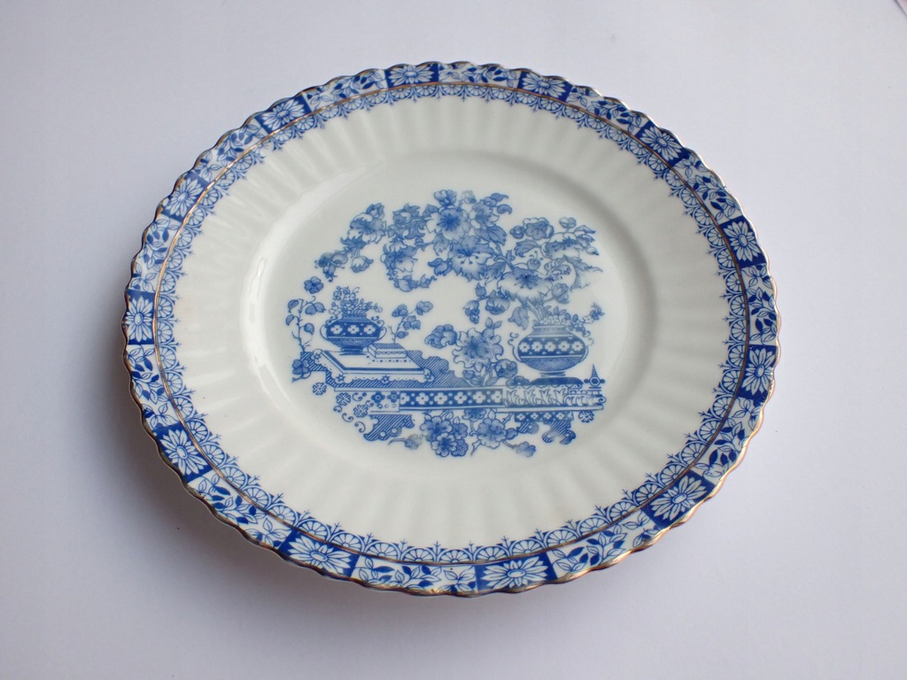 Porcelanowy Talerz Sorau Portland China Blau