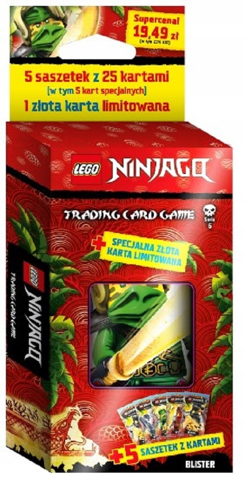 Lego Ninjago Wyspa 4 blisty 25 saszetek limited