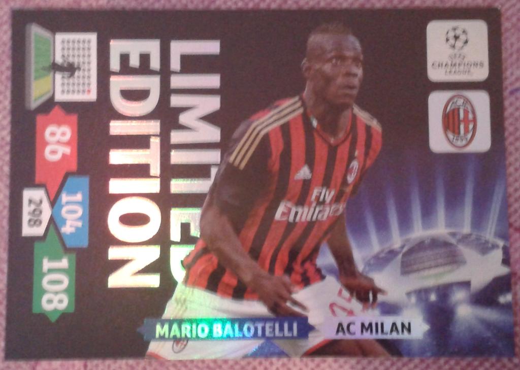 Limited Edition Balotelli Champions League 2014