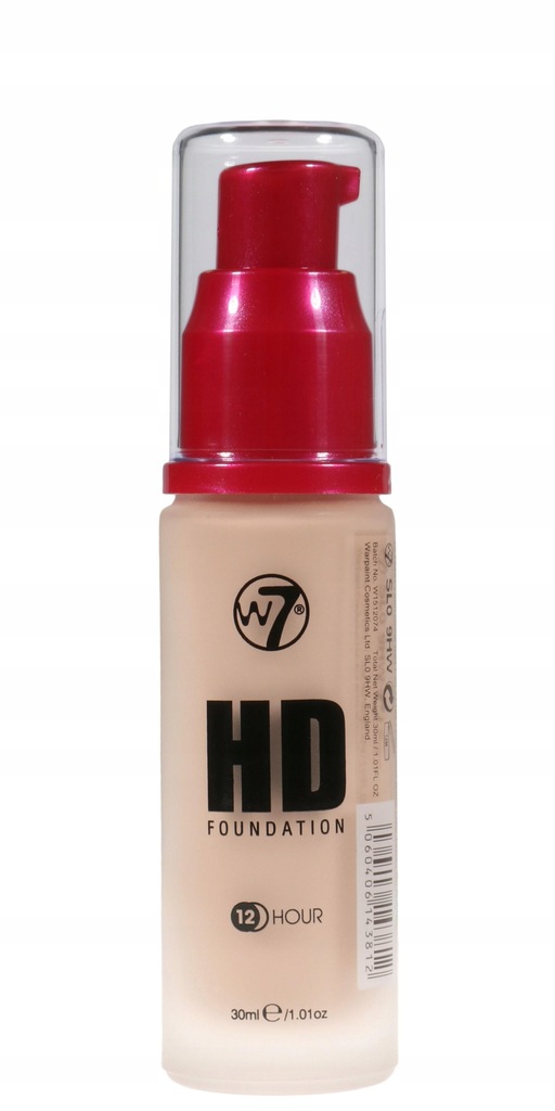 w7 hd foundation natural beige