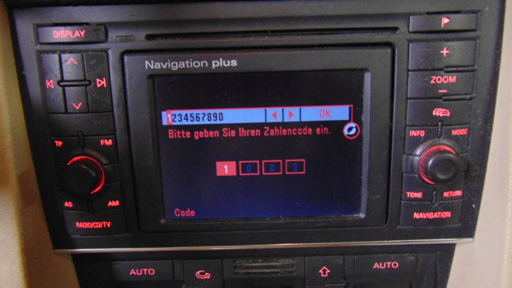 AUDI A4 B6 B7 RADIO NAVIGATION PLUS RNS-D GPS