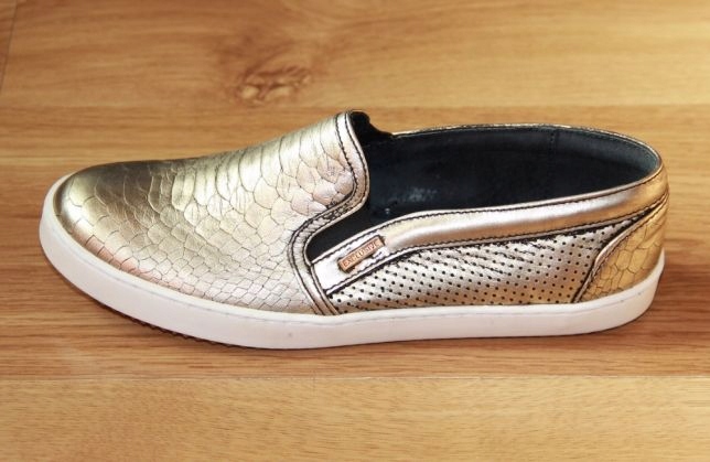 mokasyny slip on skora baleriny 38 ryłko badura