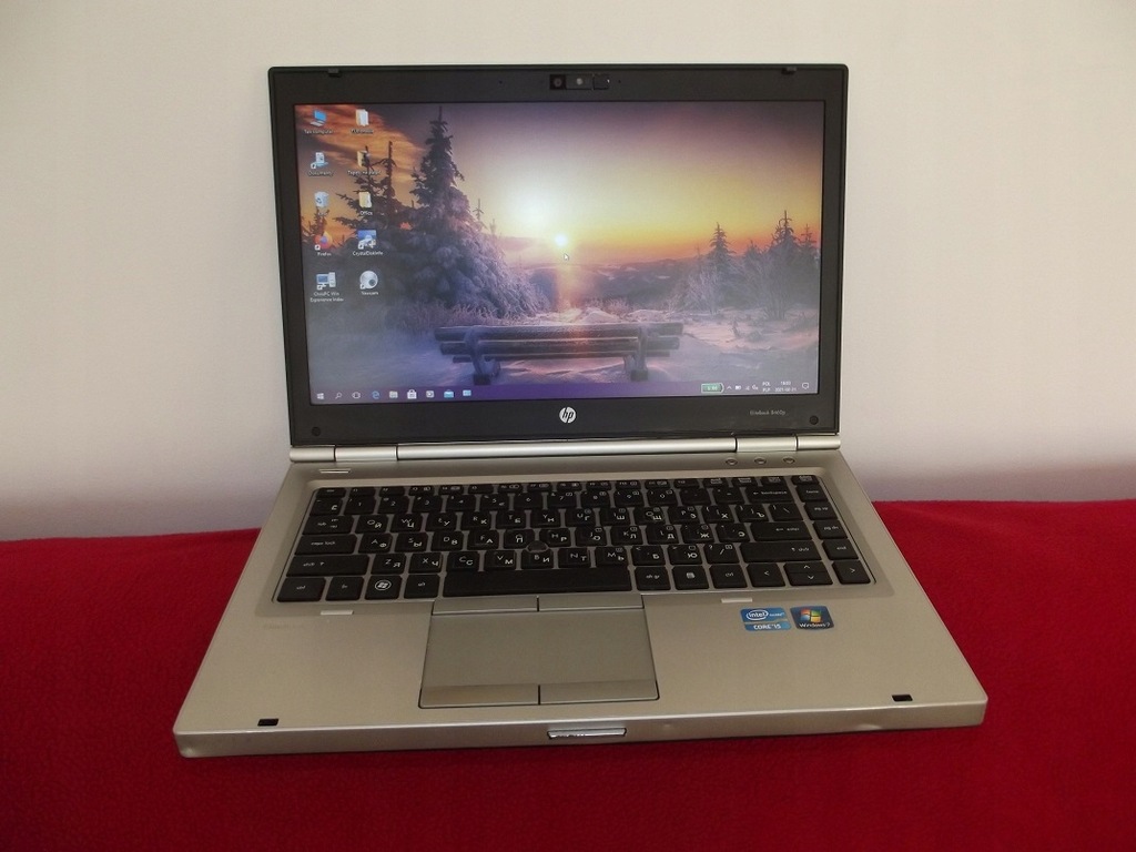 Laptop HP Elitebook 8460p 14 cali,RAM 4GB,zasilacz
