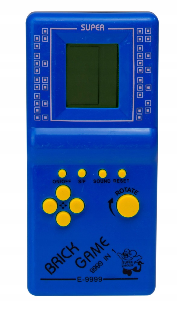 Gra Gierka Eletroniczna Tetris 9999in1 niebieska