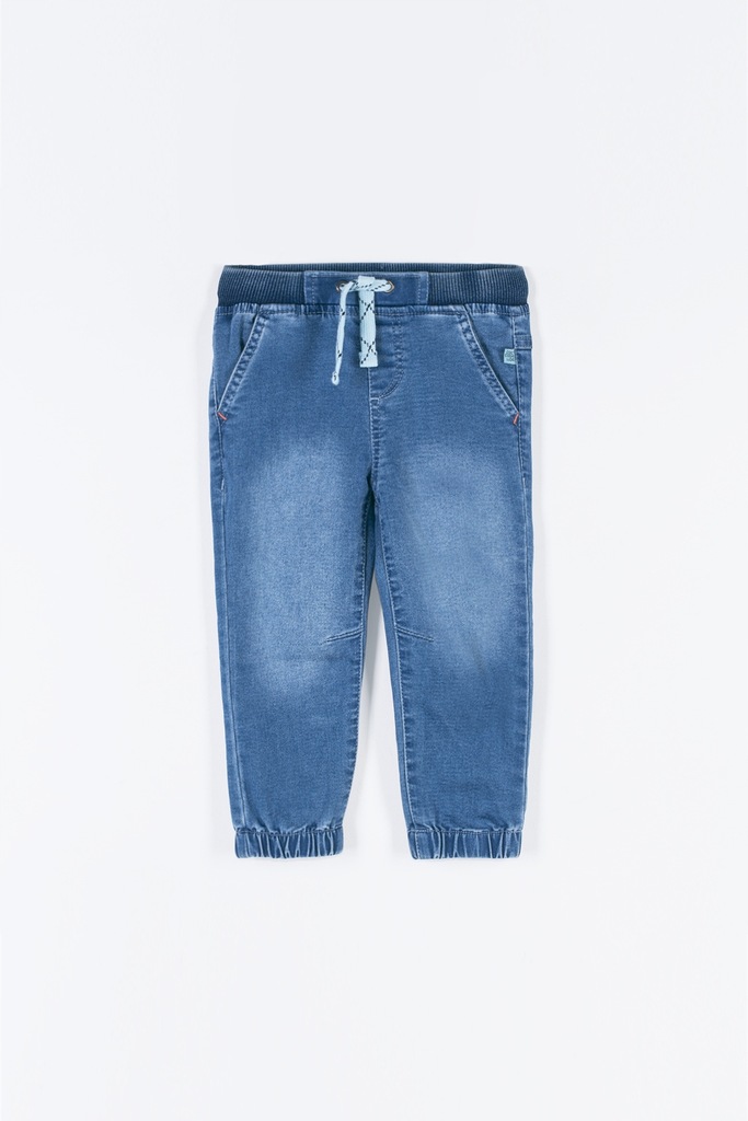 Niebieskie chłopięce spodnie 80
