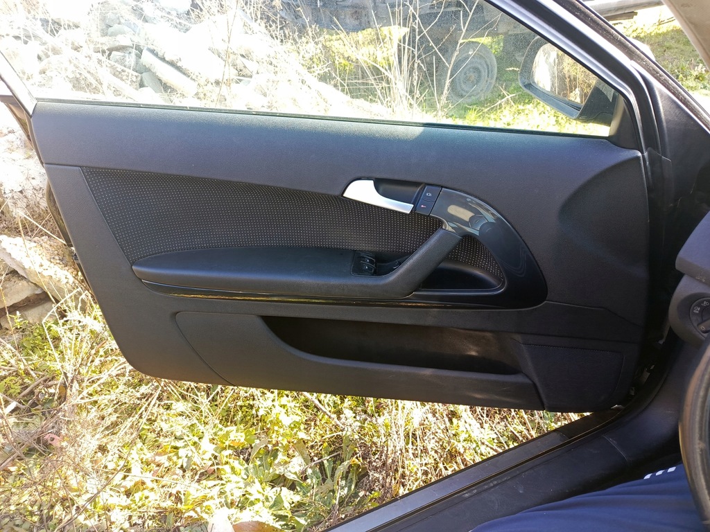 BOCZEK DRZWI LEWY PRZÓD AUDI A3 8P 3D TAPICERKA