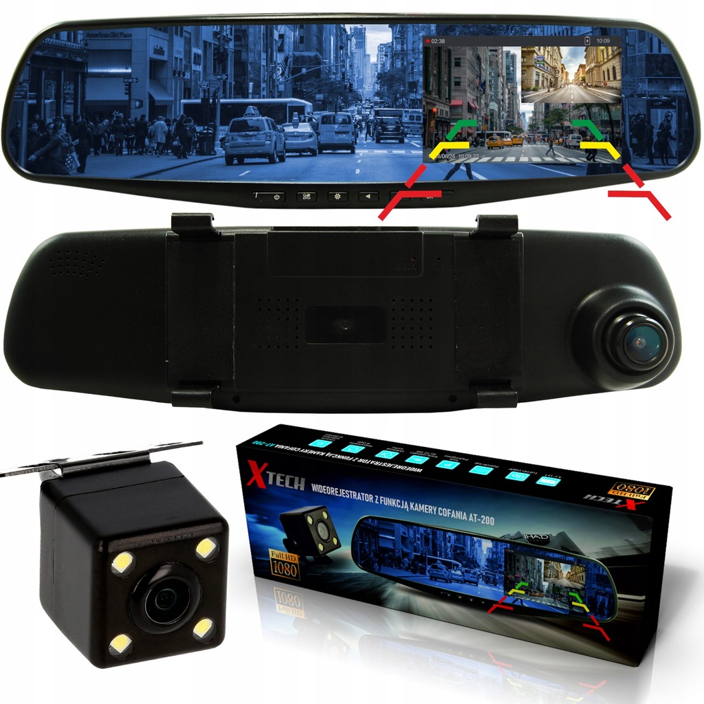 Видеорегистратор зеркало go Style dvr48e