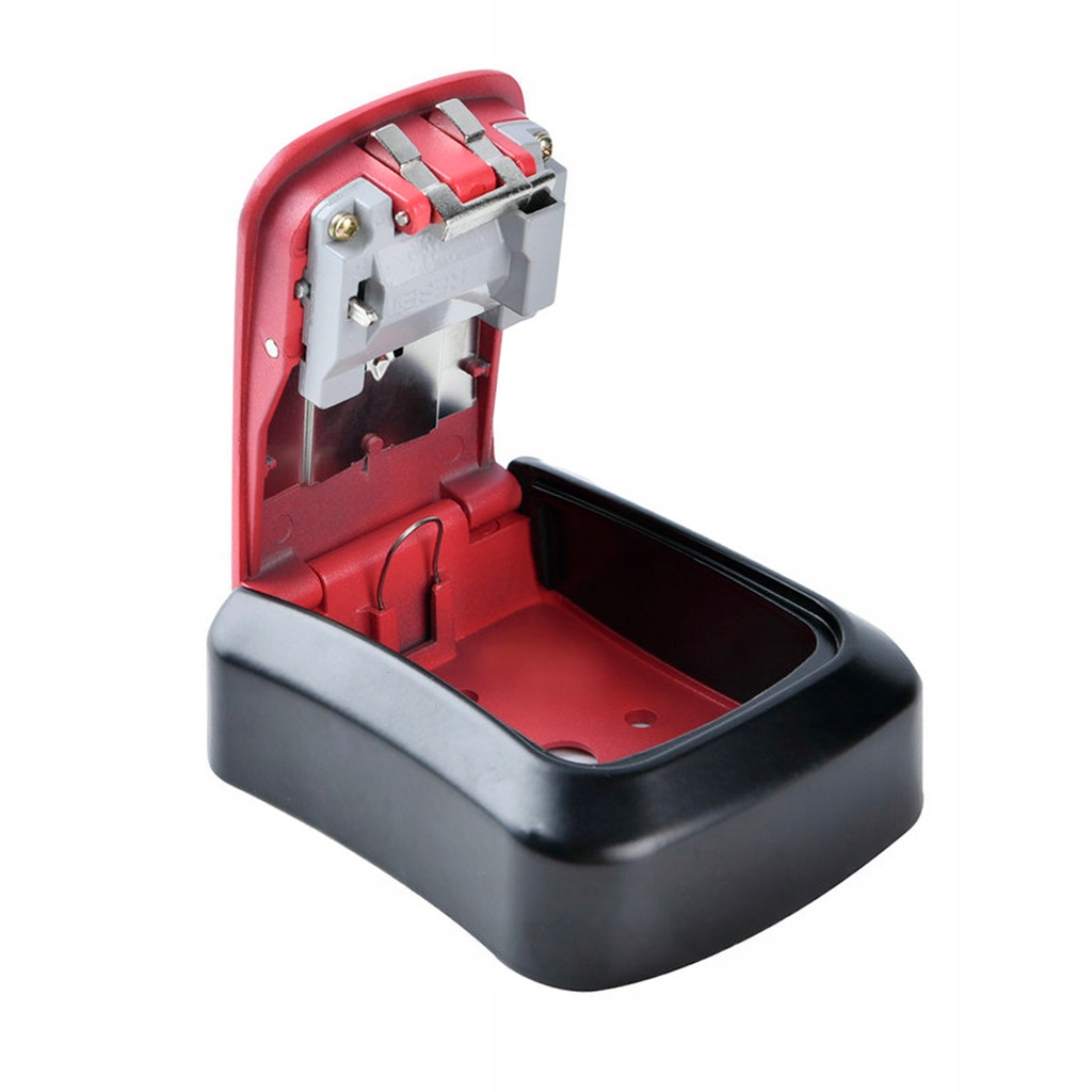 Digit Combination Key Storage Lock Box Home Password Red