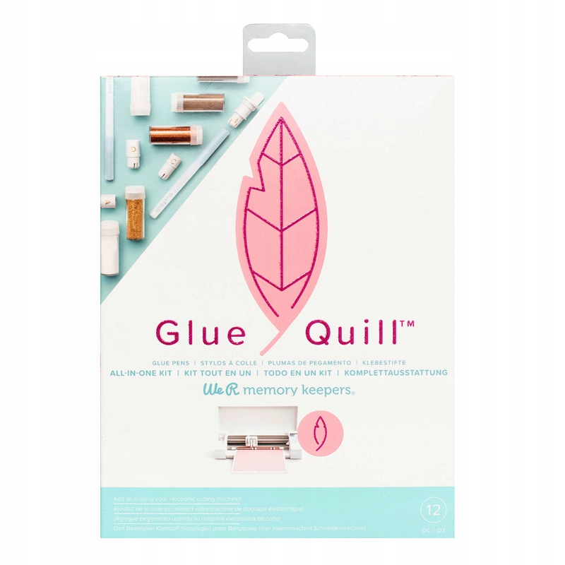 Glue Quill zestaw do zdobienia brokatem do plotera