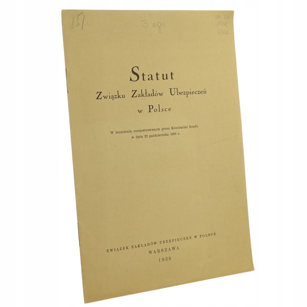 Statut Związku Zakładów Ubezpieczeń w Polsce w brzmieniu zarejestrowanym pr