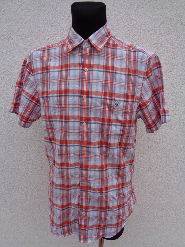 L GANT MADRAS LETNIA KOSZULA REGULAR FIT KRATKA